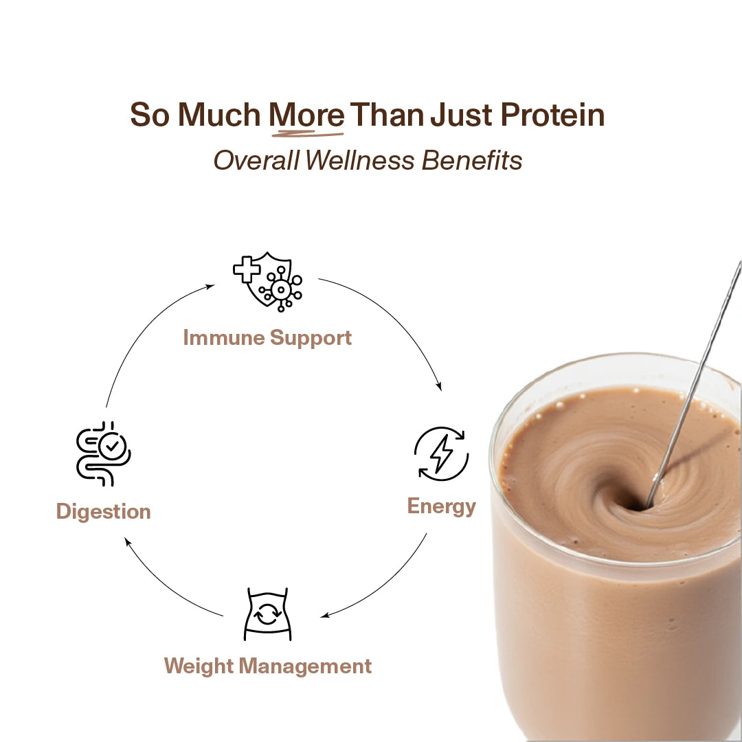 Supercharged Plant Protein - Mocha Fudge Flavour 500g
