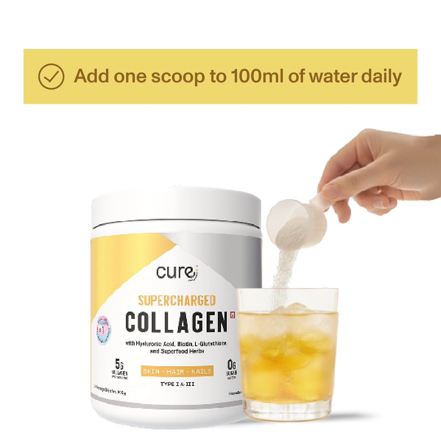 Supercharged Collagen for Skin, Hair & Nails 200g